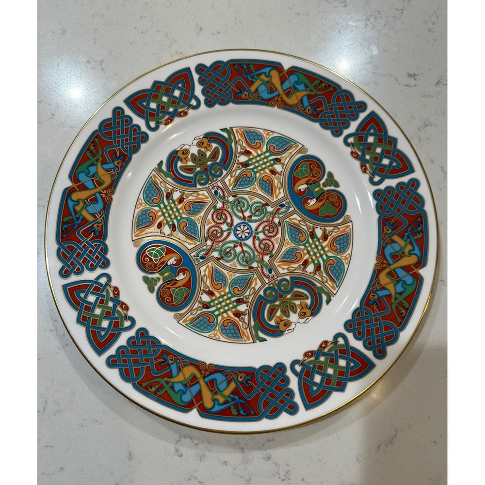 Spode Bone China Collectible Plate - The Lindisfarne Plate, 9-1/2"  Celtic